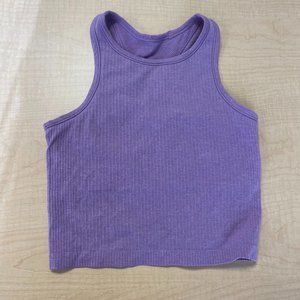 lululemon Wisteria Purple Ebb to Street Racerback Crop